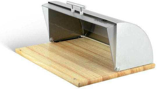 Edenberg Καλάθι Ψωμιού με Καπάκι Inox 40x29x17cm
