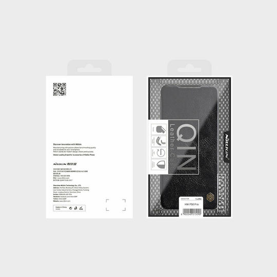 Nillkin Qin Book Δερματίνης Μαύρο (Huawei P50 Pro)