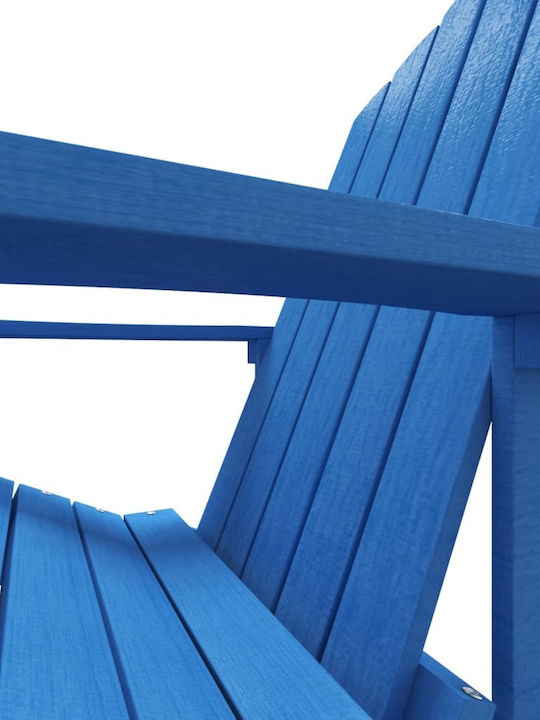 Șezlong Plastic Adirondack Albastră 83x73x92cm.