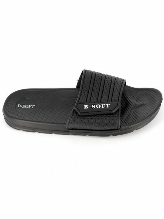 B-Soft Ανδρικά Slides Μαύρα