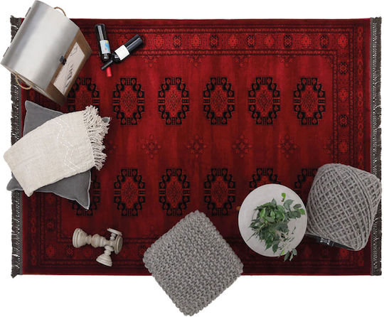 Royal Carpet 6871H Bedroom Rugs Set Afgan Dark Red 11AFG6871H77.067500 3pcs