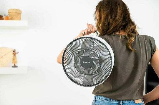 Singer Pedestal Fan 3 in 1 15W Diameter 25cm with Remote Control