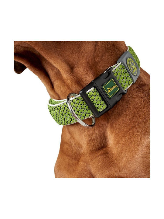 Hunter Hilo Vario Basic Mesh Hundehalsband in Türkis Farbe Groß 32mm x 40 - 60cm