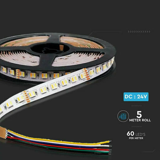 V-TAC LED Лента 24V RGBW - RGBW Светлина 5м Тип SMD5050
