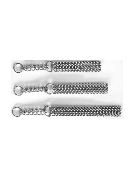 Ikaros Πνίχτης Αλυσίδα σε Ασημί χρώμα 3mm x 45cm
