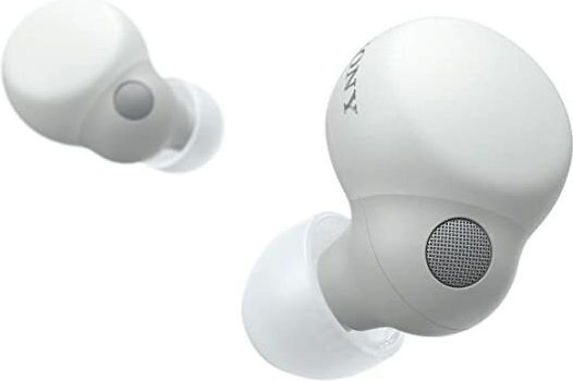 Sony LinkBuds S Bluetooth Handsfree Ακουστικά με Αντοχή στον Ιδρώτα και Θήκη Φόρτισης Λευκά