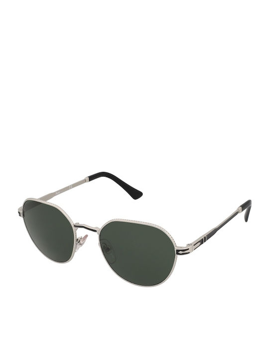 Persol Unisex Sunglasses With Brown Tartaruga Metal Frame And Green Lens PO2486S 111331