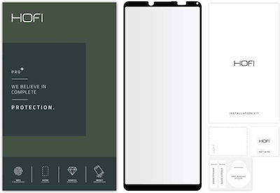 Hofi Pro+ Adeziv Complet Sticlă călită pe toată fața Negru (Sony Xperia 10 IV)