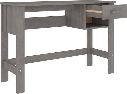 Бюро Hamar от Масивно Дърво Светлосив 110x40x75см