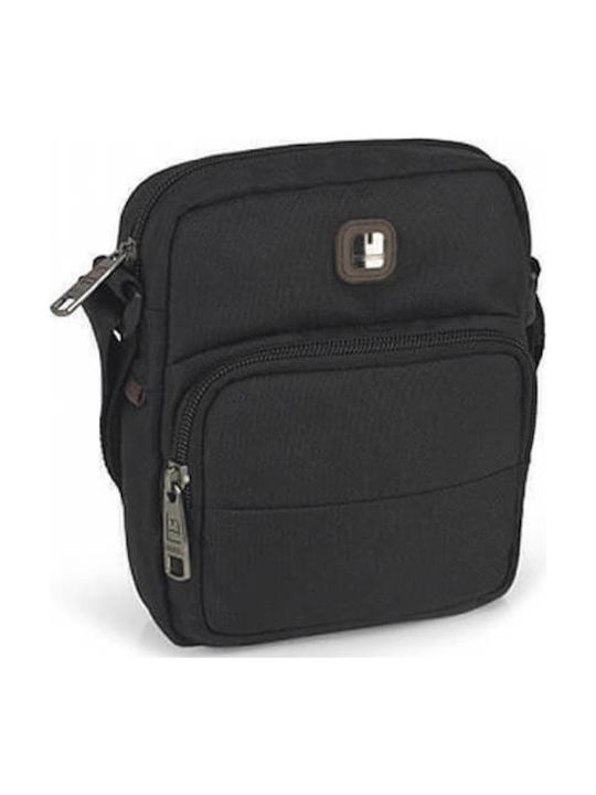 Reportero Buddy Geantă Pentru Bărbați De Umăr / Tip Crossbody Neagră