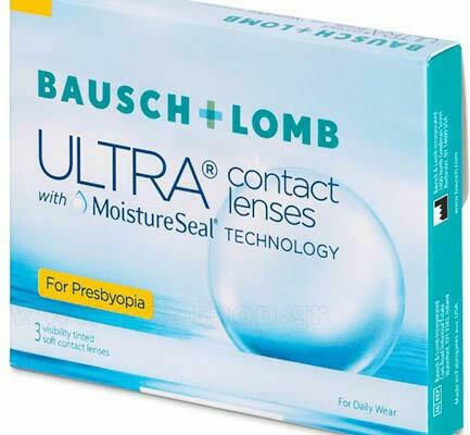 Bausch & Lomb Ultra for Presbyopia 3 Μηνιαίοι Πολυεστιακοί Φακοί Επαφής Σιλικόνης Υδρογέλης