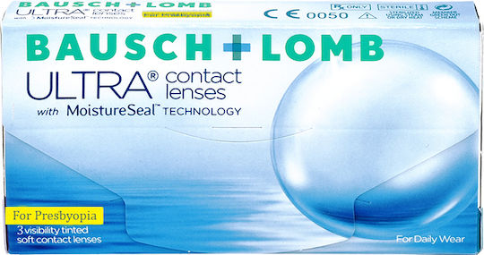 Bausch & Lomb Ultra for Presbyopia 3 Μηνιαίοι Πολυεστιακοί Φακοί Επαφής Σιλικόνης Υδρογέλης