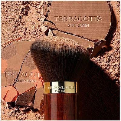 Guerlain Synthetic Make Up Brush Kabuki Terracotta