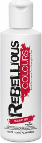 Paintglow Rebellious Semi Permanent Hair Dye Vopsea Temporară de Păr fără amoniac Scarlet Red 70ml