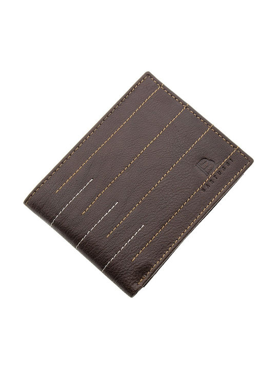 Δερμάτινο Ανδρικό Πορτοφόλι με RFID Καφέ