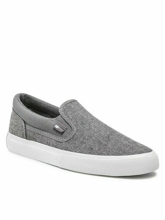 DC Material Slip-on-uri pentru bărbați Gri