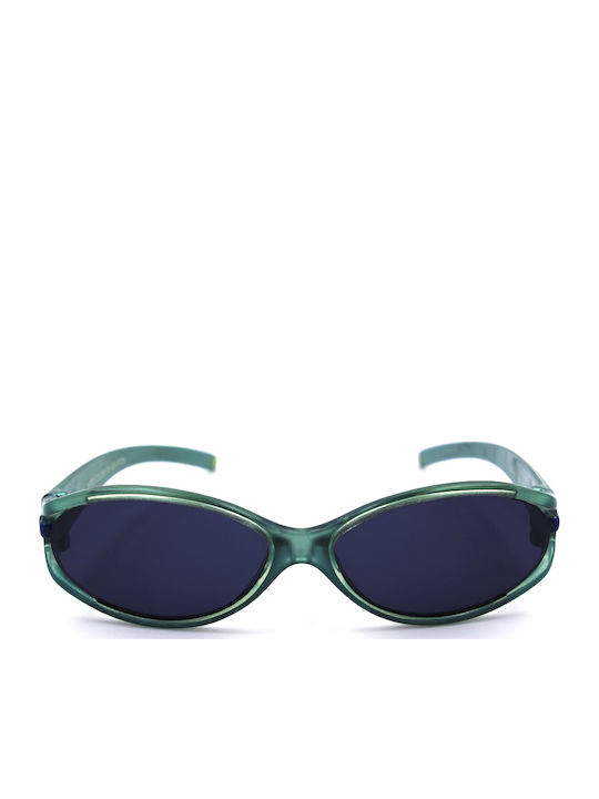 Benetton Women's Sunglasses with Brown Tartaruga Plastic Frame and Blue Lens BEN400 52W