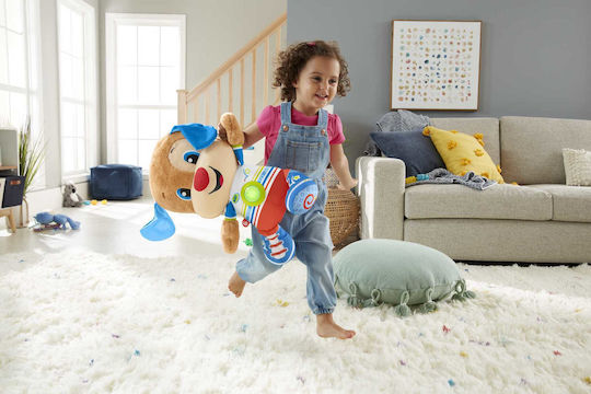 Fisher Price Animal Laugh & Learn Puppy made of Fabric with Music for 18++ Months