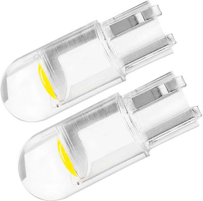 AMiO Lămpi T10 LED 5600K Alb rece 12V 1.5W 2buc