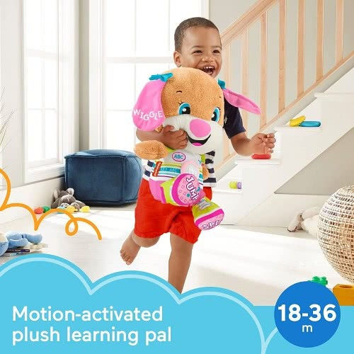 Fisher Price Animal Laugh & Learn Puppy made of Fabric with Music for 18++ Months