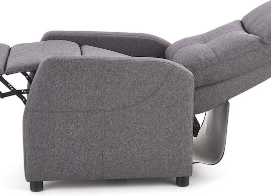 Πολυθρόνα με Υποπόδιο Relax Elisia 64x84x103cm Γκρι Πολυθρόνα με Υποπόδιο Relax Elisia 64x84x103cm Γκρι