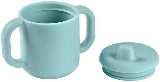 Beaba Baby Cup made of Silicone Light Blue 170ml for 8m+m+