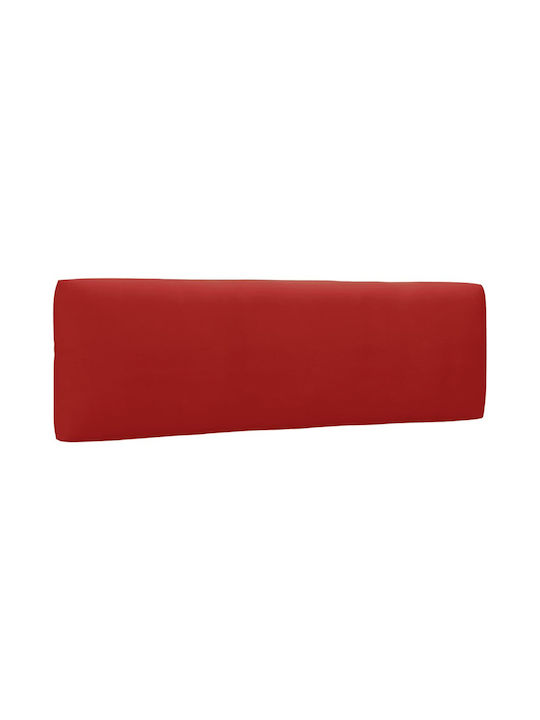 Ecksofa Außenbereich aus Paletten mit Kissen 110x65x55cm