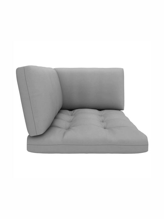 Corner Sofa Outdoor from Pallets with Pillows 110x65x55cm