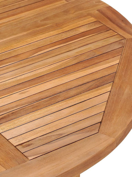 Wooden Masa pentru spații exterioare Pliabil 110x110x75buc