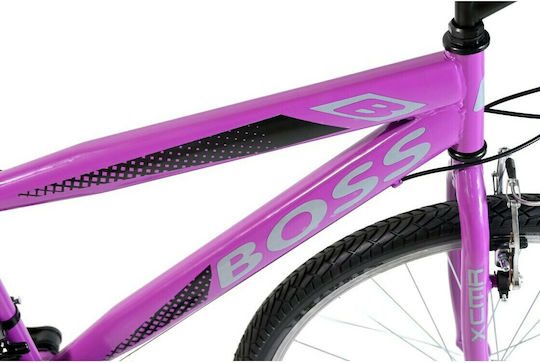 Boss Boss S 26" Шимано Розов Колело Планински Велосипед с 21 Скорости
