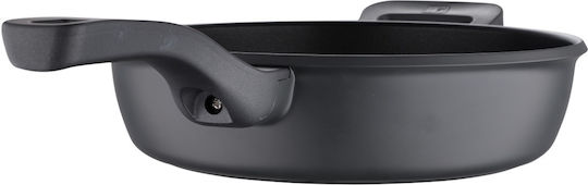 Bergner Tigaie Sauté Retro Din Aluminiu Turnat Cu Capac Cu Acoperire Antiaderentă 28cm
