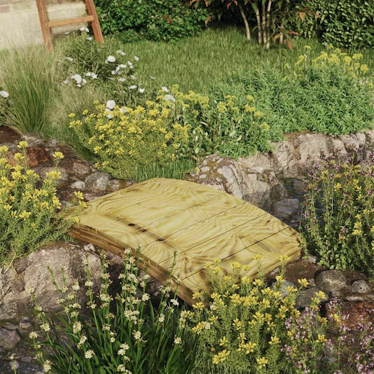 vidaXL Gartendekorationen Art der Verzierung Brücke Hölzernes 318205