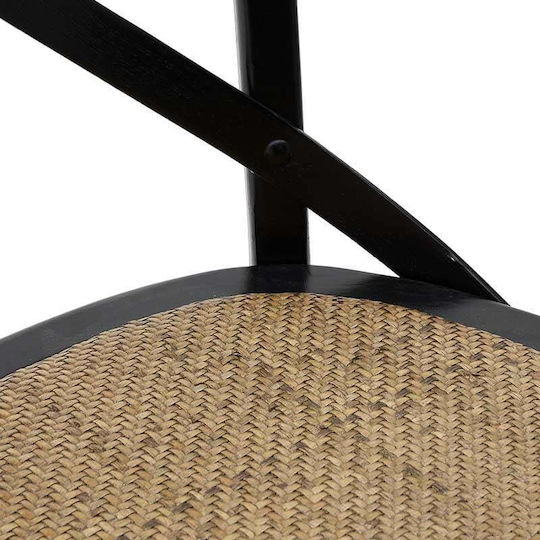 Scaune Cafe Lemn Negre 1buc 45x55x85buc