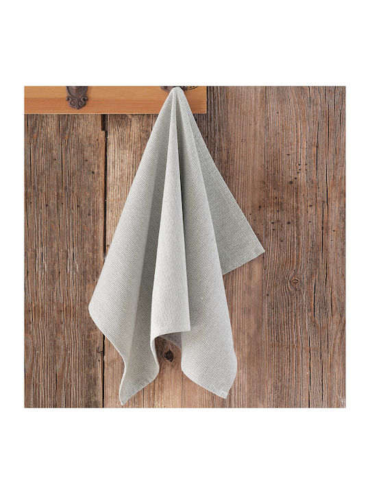 Rythmos Towel from 100% Cotton in Beige Color 45x68cm 3pcs