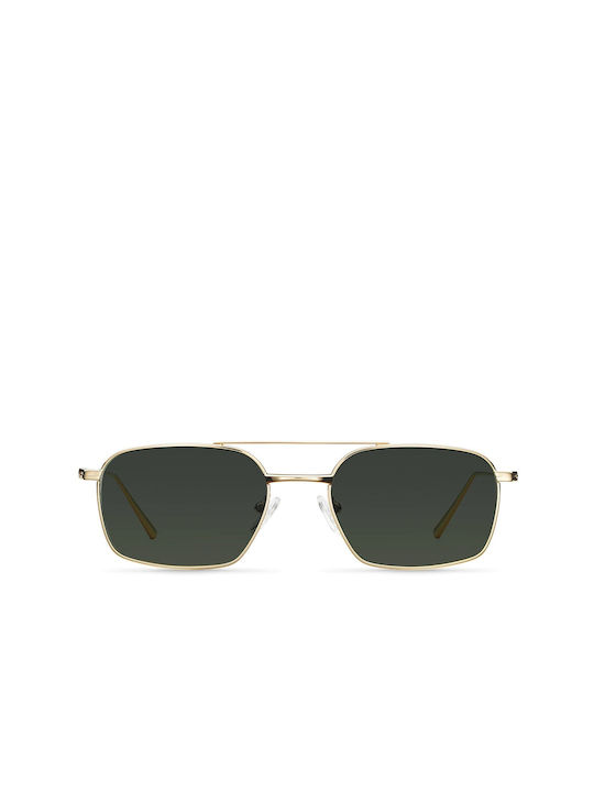 Meller Sudi Sonnenbrillen mit Gold Olive Rahmen und Grün Polarisiert Linse SD-GOLDOLI