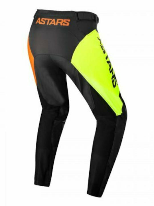 Alpinestars MX Racer Compass Ανδρικό Παντελόνι Καλοκαιρινό Black/Yellow Fluo/Coral