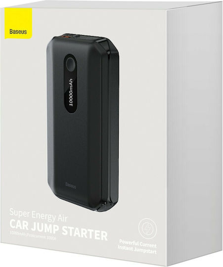 Baseus Super Energy Air Portable Car Battery Jump Starter 10000mAh with USB / Φακό / Power Bank 12V