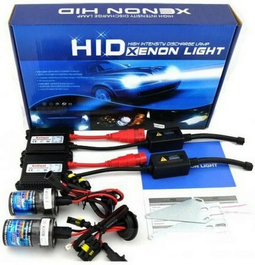 Xenon Σετ Φωτισμού Αυτοκινήτου H7 55W 12V 6000K Ψυχρό Λευκό