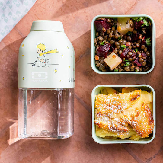 Monbento Positive S Le Petit Prince Planet Μπουκάλι Νερού Πλαστικό με Βιδωτό Καπάκι Γαλάζιο 330ml