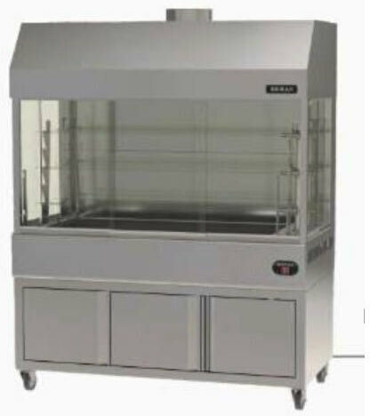 Biokan LGHG3 Σουβλιέρα Κάρβουνου με Διαστάσεις 61x180x200cm