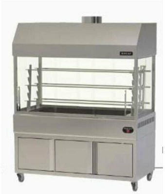 Biokan LGΗGD64 Spit Grill Coal with Dimensions 81x160x200cm