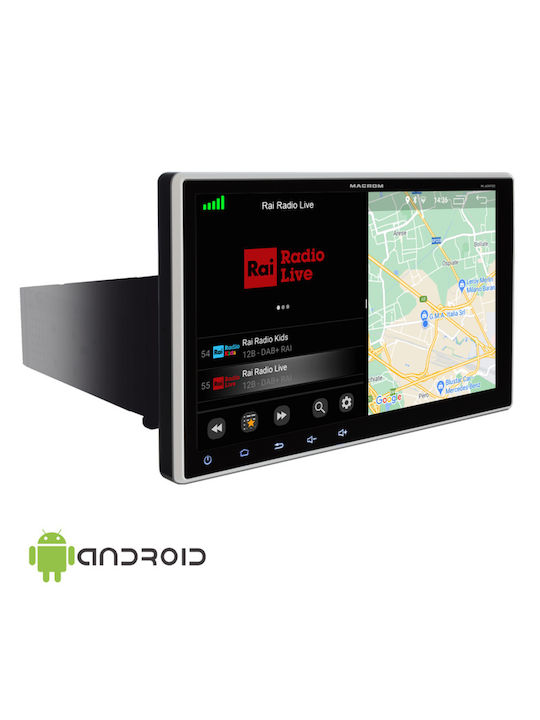Macrom Ηχοσύστημα Αυτοκινήτου 1DIN (Bluetooth/USB) με Οθόνη Αφής 9"