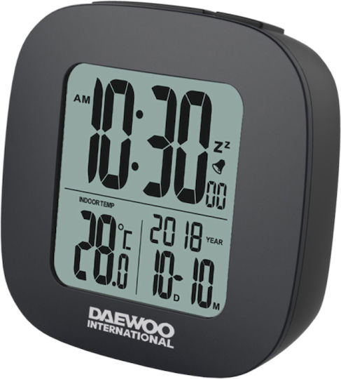 Daewoo DCD-26B Ceas Digital de Masă cu Alarmă Alb