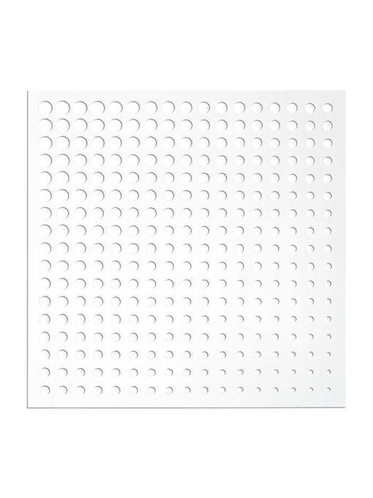 Spalier Garten Moon aus Kunststoff in Weiß Farbe 100x100cm 1Stück