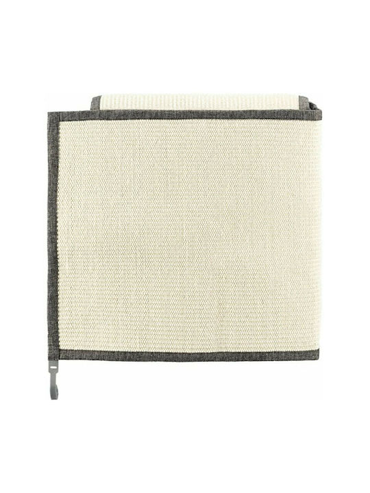 Navaris Stâlp pentru zgâriat pisici Covoraș Gri Montat pe perete 70x10cm