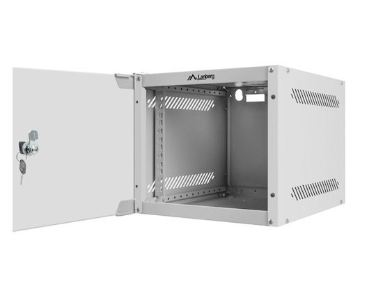 Lanberg Επιτοίχια Rack Cabinet 4U 28x31x24.7cm Gray WF10-2304-10S