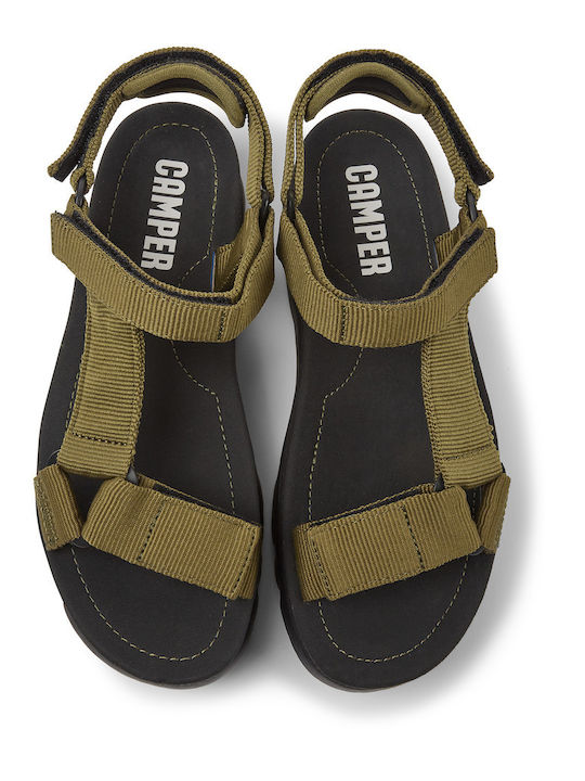 Oruga Up Γυναικεία Σανδάλια Sporty Flatforms Μαύρα
