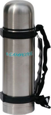 Campcool Χειρολαβή & Ιμάντα Sticlă Termos Oțel inoxidabil Argint 750ml cu Cap-Cup 211-5078