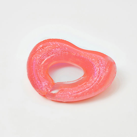 Sunnylife Mini Heart Children's Inflatable Sunshade for the Sea Pink