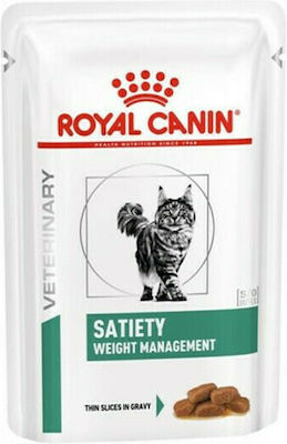 Royal Canin Satiety Weight Management Nasses Katzenfutter für Katze in Beutel 12x85gr